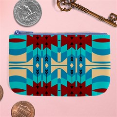 Shapes Rows Large Coin Purse by LalyLauraFLM