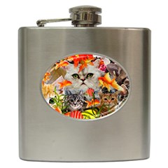 Aquarium Life Cropped Hip Flask (6 Oz) by impacteesstreetwearcollage