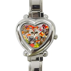 Aquarium Life Cropped Heart Italian Charm Watch by impacteesstreetwearcollage