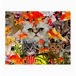 Aquarium Life Cropped Small Glasses Cloth Front