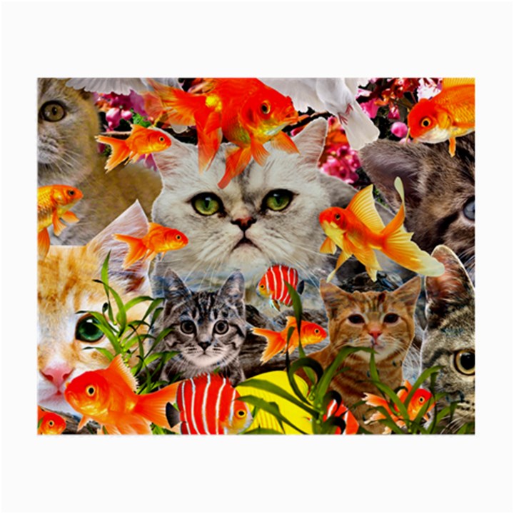 Aquarium Life Cropped Small Glasses Cloth