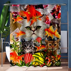 Aquarium Life Cropped Shower Curtain 60  X 72  (medium)  by impacteesstreetwearcollage