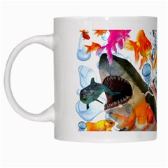 Under The Sea White Mugs by impacteesstreetwearcollage