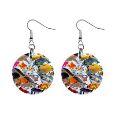 Under The Sea Mini Button Earrings by impacteesstreetwearcollage