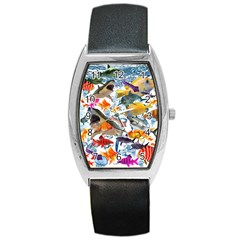 Under The Sea Barrel Style Metal Watch by impacteesstreetwearcollage