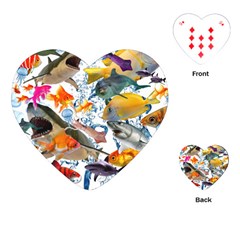 Under The Sea Playing Cards Single Design (heart) by impacteesstreetwearcollage