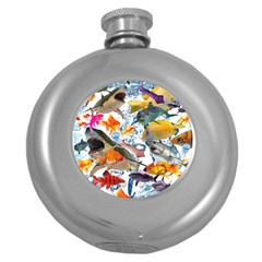 Under The Sea Round Hip Flask (5 Oz) by impacteesstreetwearcollage