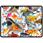 Under The Sea Fleece Blanket (Large)  80 x60  Blanket Front