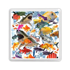 Under The Sea Memory Card Reader (square) by impacteesstreetwearcollage