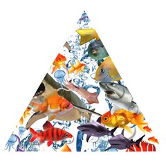 Under The Sea Wooden Puzzle Triangle by impacteesstreetwearcollage