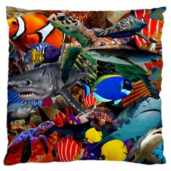 Under The Sea 5 Standard Flano Cushion Case (one Side) by impacteesstreetwearcollage