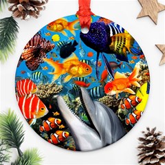 Under The Sea 4 Ornament (round) by impacteesstreetwearcollage