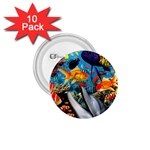 Under The Sea 4 1.75  Buttons (10 pack) Front