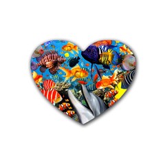 Under The Sea 4 Heart Coaster (4 Pack)  by impacteesstreetwearcollage