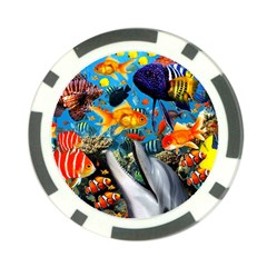 Under The Sea 4 Poker Chip Card Guard by impacteesstreetwearcollage