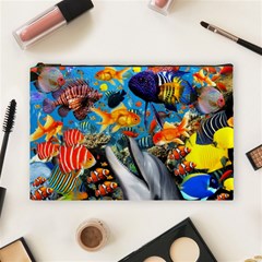 Under The Sea 4 Cosmetic Bag (large) by impacteesstreetwearcollage