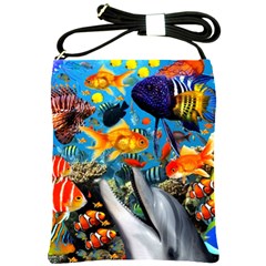 Under The Sea 4 Shoulder Sling Bag by impacteesstreetwearcollage