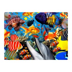 Under The Sea 4 Double Sided Flano Blanket (mini)  by impacteesstreetwearcollage