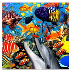 Under The Sea 4 Large Satin Scarf (square) by impacteesstreetwearcollage