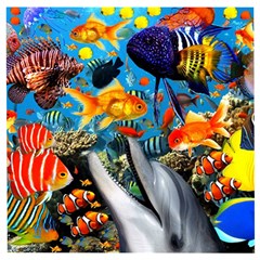 Under The Sea 4 Wooden Puzzle Square by impacteesstreetwearcollage