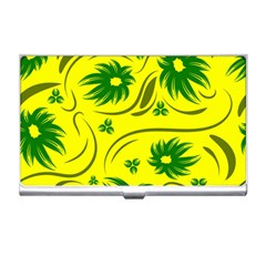 Folk Flowers Pattern  Business Card Holder by Eskimos