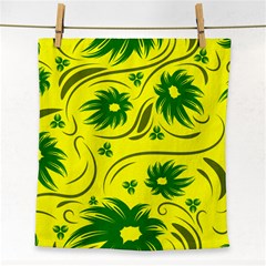 Folk Flowers Pattern  Face Towel by Eskimos