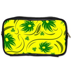 Folk Flowers Pattern  Toiletries Bag (two Sides) by Eskimos