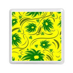 Folk Flowers Pattern  Memory Card Reader (square) by Eskimos