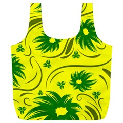 Folk Flowers Pattern  Full Print Recycle Bag (xxxl) by Eskimos