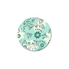 Folk Flowers Pattern  Golf Ball Marker (4 Pack) by Eskimos