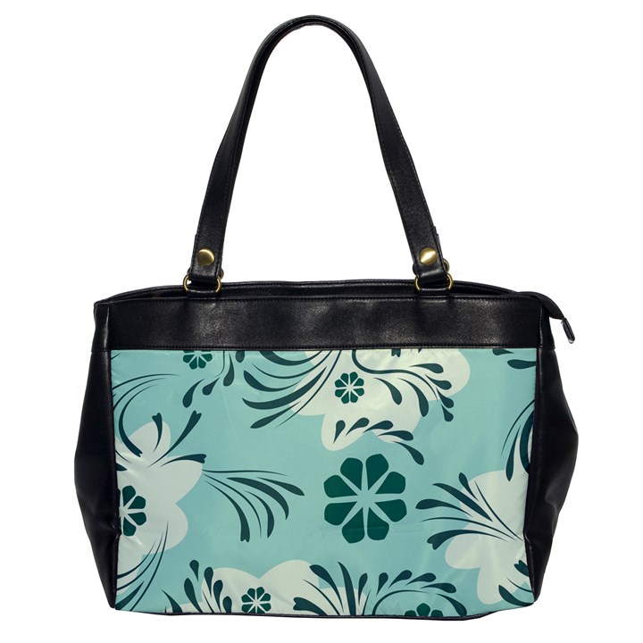 Folk flowers pattern  Oversize Office Handbag