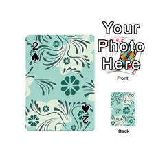 Folk Flowers Pattern  Playing Cards 54 Designs (mini) by Eskimos