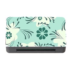 Folk Flowers Pattern  Memory Card Reader With Cf by Eskimos