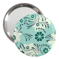 Folk Flowers Pattern  3  Handbag Mirrors by Eskimos