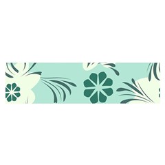 Folk flowers pattern  Satin Scarf (Oblong)