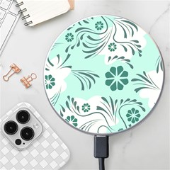 Folk Flowers Pattern  Wireless Charger