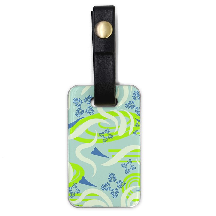 Folk flowers pattern  Luggage Tag (one side)