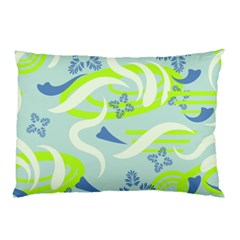 Folk Flowers Pattern  Pillow Case (two Sides) by Eskimos