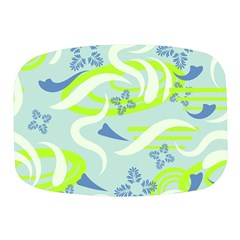 Folk Flowers Pattern  Mini Square Pill Box