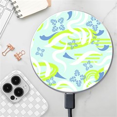 Folk Flowers Pattern  Wireless Charger