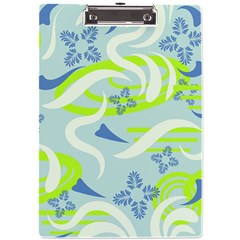 Folk Flowers Pattern  A4 Clipboard