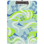 Folk flowers pattern  A4 Clipboard Front