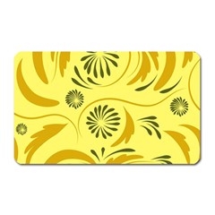 Folk Flowers Pattern  Magnet (rectangular) by Eskimos