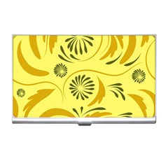 Folk Flowers Pattern  Business Card Holder by Eskimos