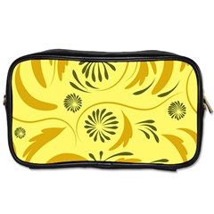 Folk Flowers Pattern  Toiletries Bag (one Side) by Eskimos