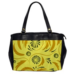 Folk Flowers Pattern  Oversize Office Handbag by Eskimos