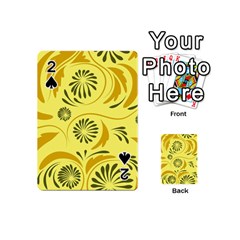 Folk Flowers Pattern  Playing Cards 54 Designs (mini)