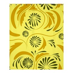 Folk Flowers Pattern  Shower Curtain 60  X 72  (medium)  by Eskimos