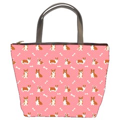 Cute Corgi Dogs Bucket Bag by SychEva