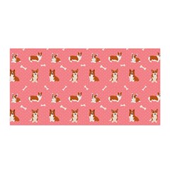 Cute Corgi Dogs Satin Wrap by SychEva